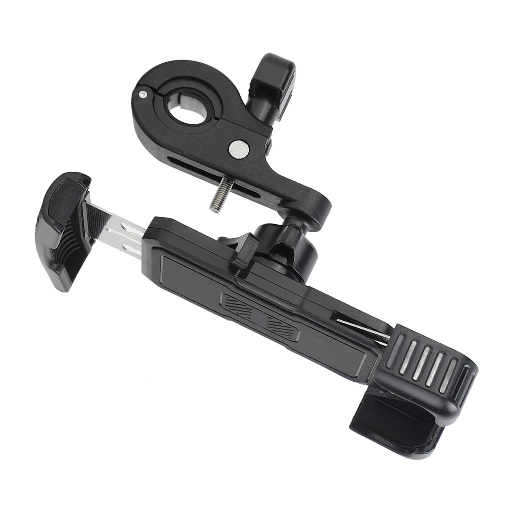 Bike Phone Holder Mount Shockproof Mobile Phone Navigation Bracket for Motorcycle Electric Bicycle Black