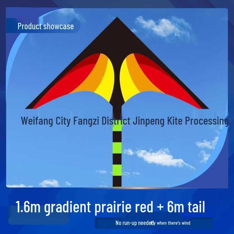 Great Plains Extra Large Rainbow Kite for Kids - Excellent Flying Cartoon Design