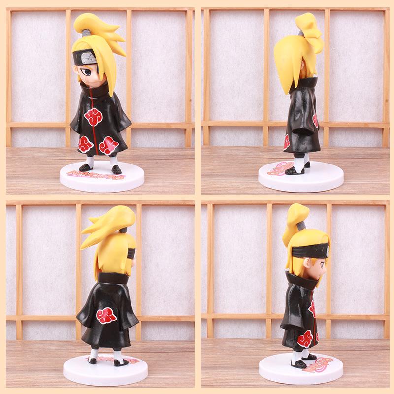Модели Q-версии Узумаки Наруто Шиппуден Аниме ПВХ Фигурка Хатаке Какаши Статуэтка Наруто Коллекционные игрушки Подарки Figma