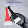 Portable Plastic Car Windshield Snow and Ice Scraper - Winter Tool, No Car Damage