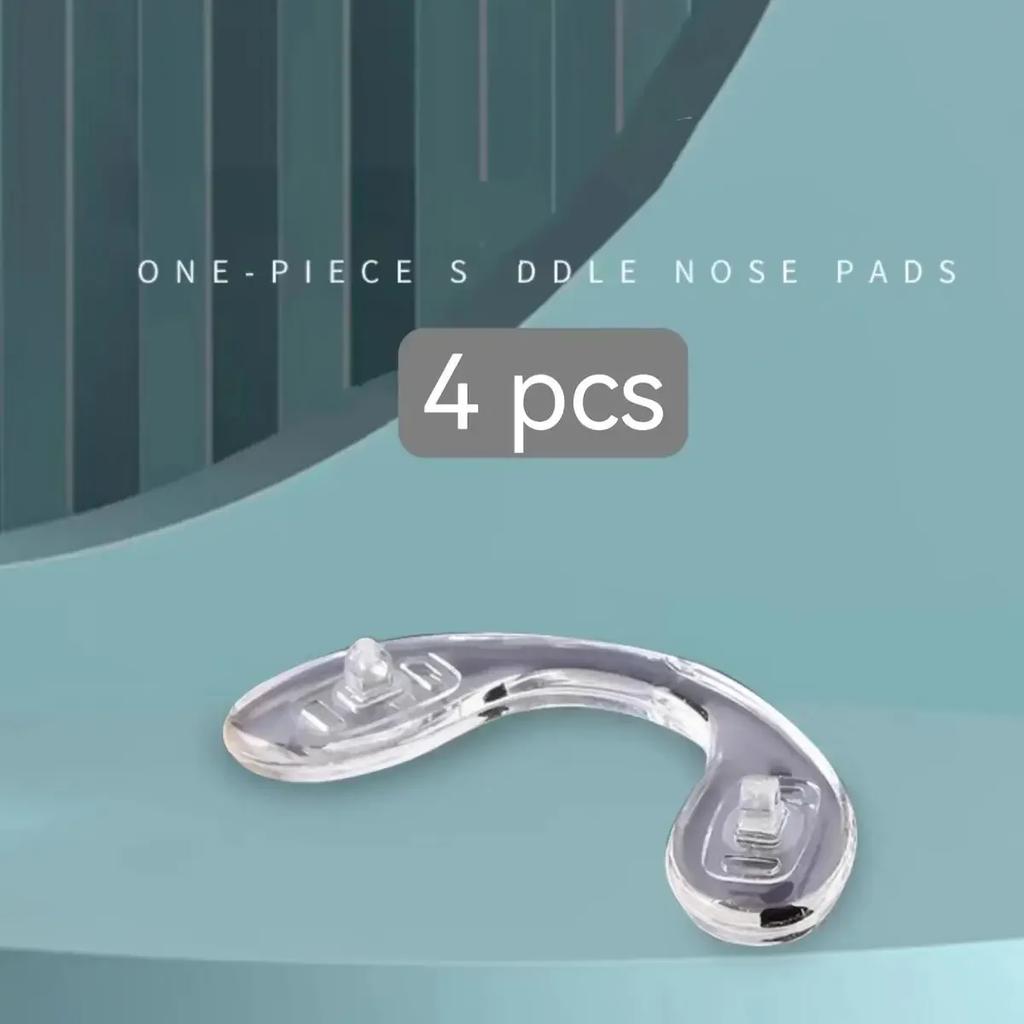 1/2/4 шт. Ультрамягкие силиконовые носоупоры для очков, удобная посадка, аксессуары для оправы очков, противоскользящие носоупоры для спорта и повседневной носки