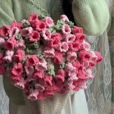 Креативное одеяло-букет из 60 см Готовое изделие Вязаное одеяло с подсолнухами Одеяла-букеты из ландышей Подарки