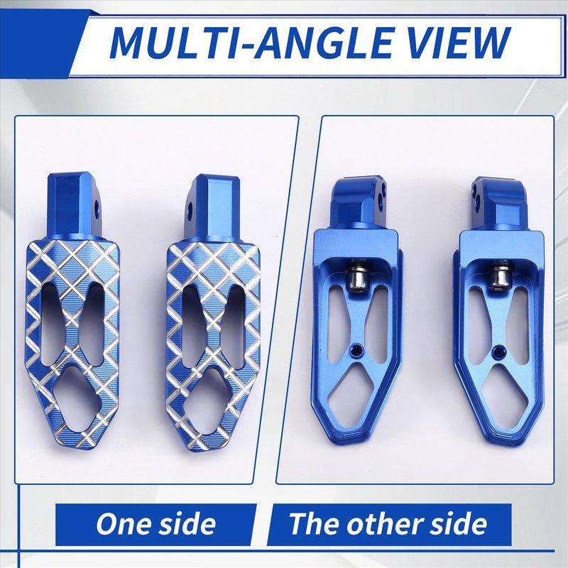 DTC2 Motorcycle Accessories Front Adjustable Passenger Footpegs for BMW R1300GS R 1300 GS R1300 GS Foot Pegs Blue