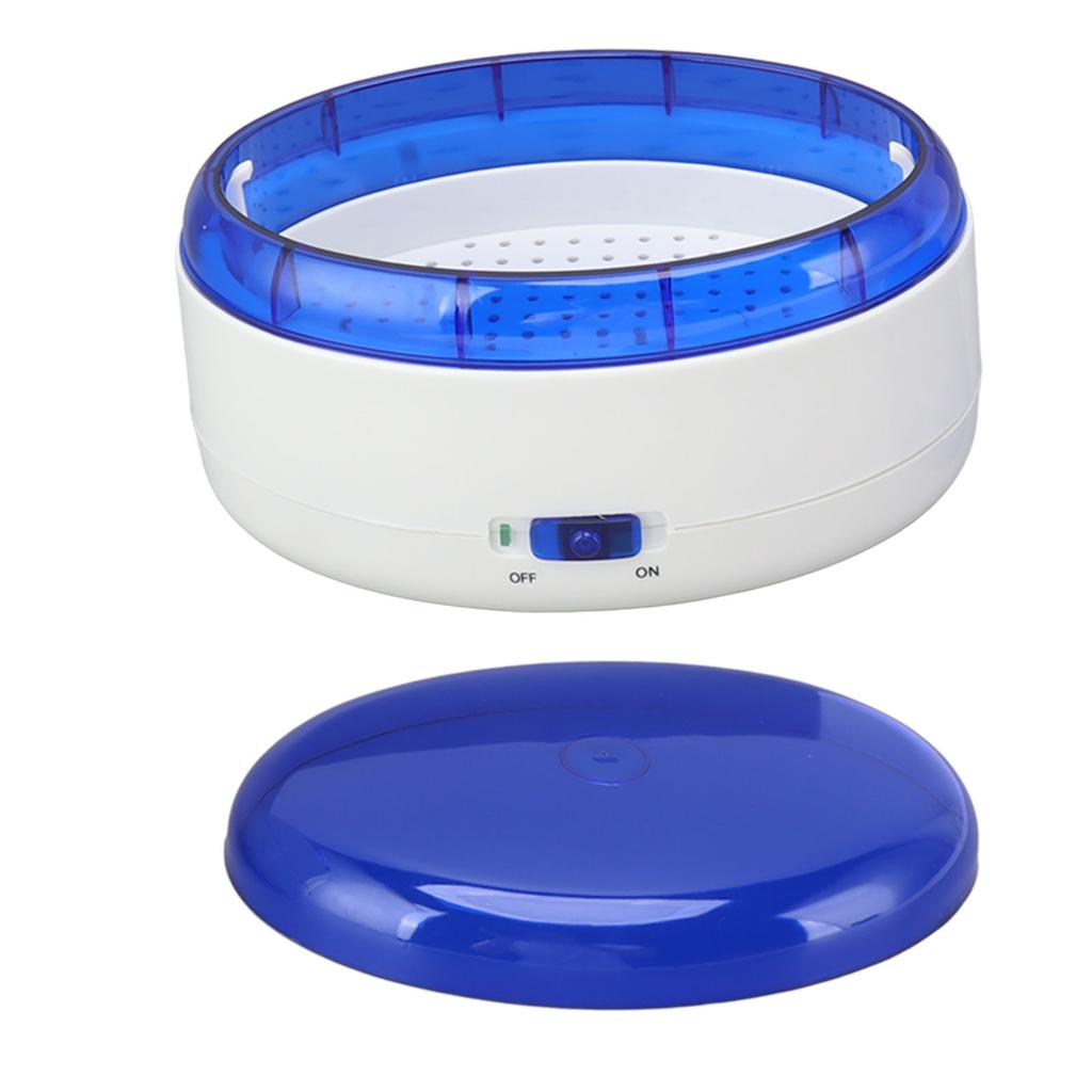 Jewelry Cleaner Machine ABS Quick Washing Portable Glasses Cleaner Machine for Ring Earing Glasses Cosmetic Brush
