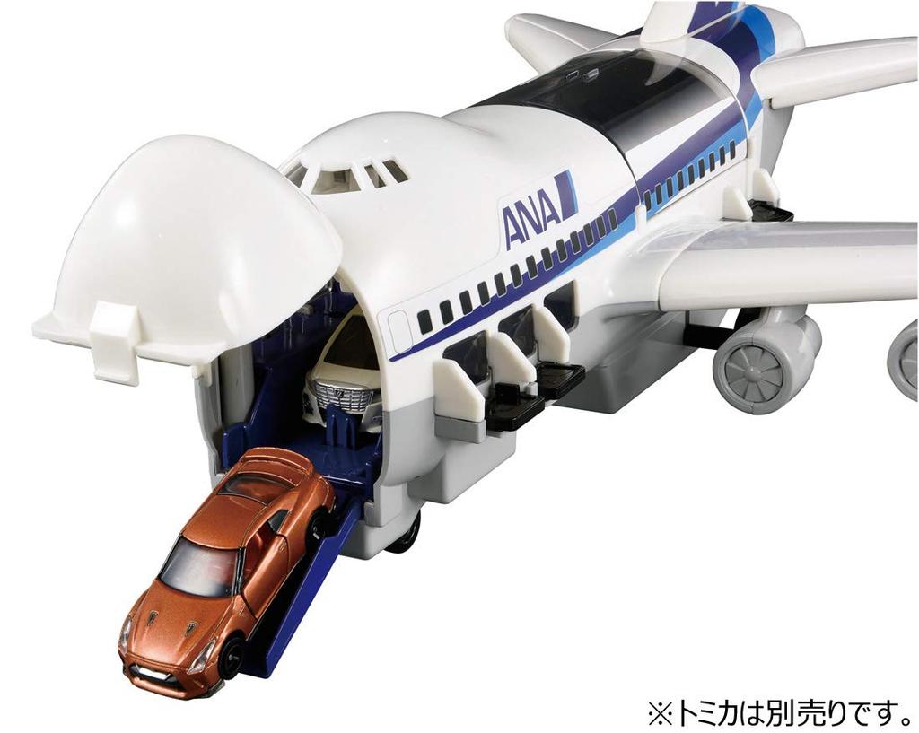 TAKARA TOMY "Tomica World Cargo Jet ANA" Miniature Car Toy, Unisex, Ages 3 and Up, Meets Toy Safety Standards, ST Mark Certified