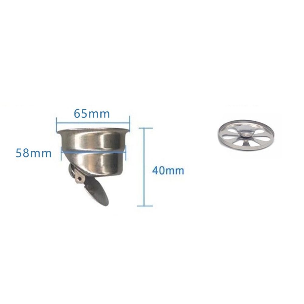 Hardware Accessories Stainless Steel Floor Drains Trap Hair Catcher Bathtub Ground Leakage Universal Sink Water Filter