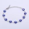 Friendship Turkish Unisex Demon Eye Bracelet Metal Lucky Women Bracelet Korean Style Hand Chain