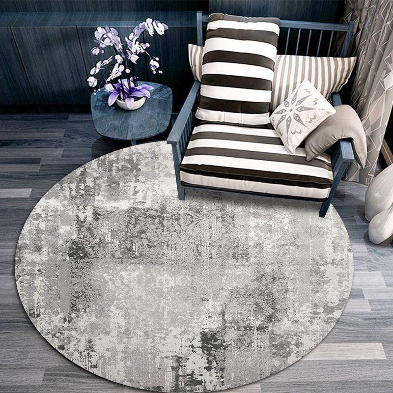 Splash Ink Bedroom Decor Round Carpet Fluffy Soft Lounge Rug Modern Simple Carpets for Living Room Washable Luxury Cloakroom Mat