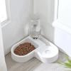 Moisture-proof Automatic Water Bowl Feeder Dual-use Corner Pet Food Dish  Drinking And Feeding