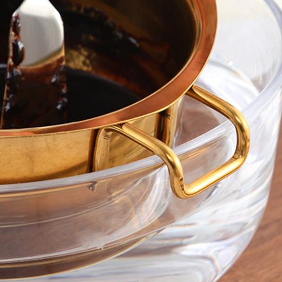 Плавильный котел эргономичный антипригарный из нержавеющей стали универсальный маленький подогреватель для масла, конфет, шоколада кухонные принадлежности