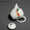 200ml Traditional Ru Kiln Ceramic Teapots Handmade Flower and Bird Pattern Tea Pot Household Travel Kettle Chinese Tea Set
