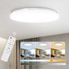 High-Brightness LED Ceiling Light, 45W, Slim Design, Suitable for 8-10 Tatami Mats (approx. 12-15 Sq Ft), ColorDimmable, 4500LM, Night Light Mode,