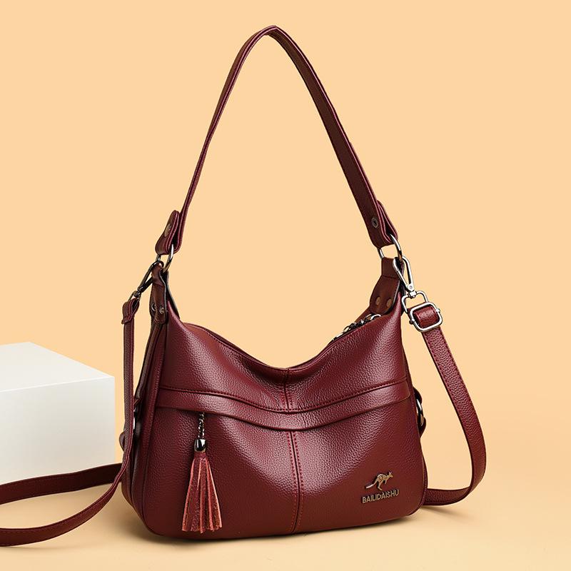 Новая женская сумка через плечо, сумка через плечо, большая вместимость, универсальная, модная, высококачественная сумка-тоут