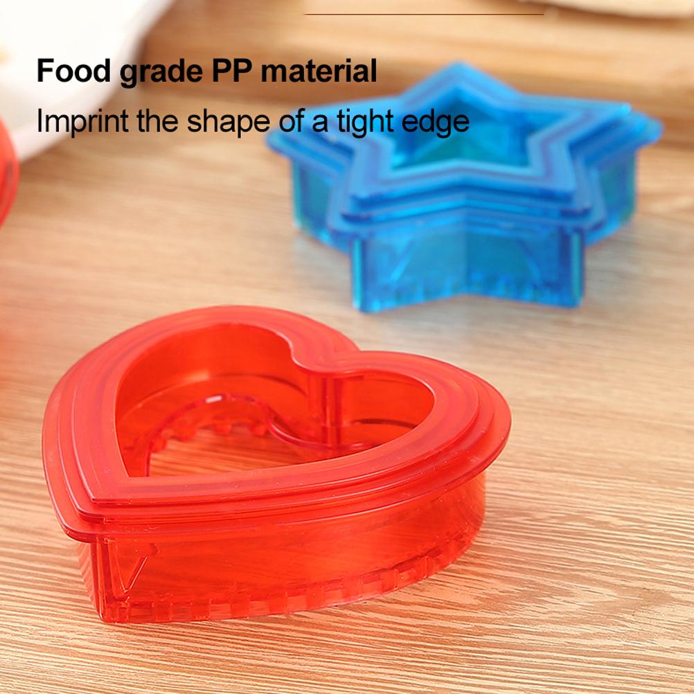 Triangle Sandwich Cutter Sealer Bread Decruster Pancake Maker DIY Cutters Bento Box Sandwich