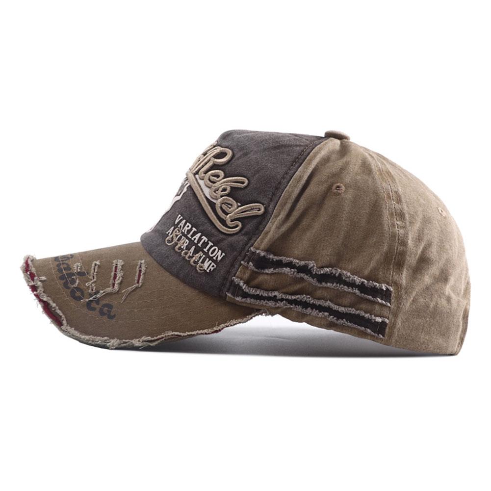 Бейсболка с вышивкой букв Модная ретро washed cotton snapback Hat Хип-хоп Принт бычьей головы Тракер Папины кепки для женщин мужчин