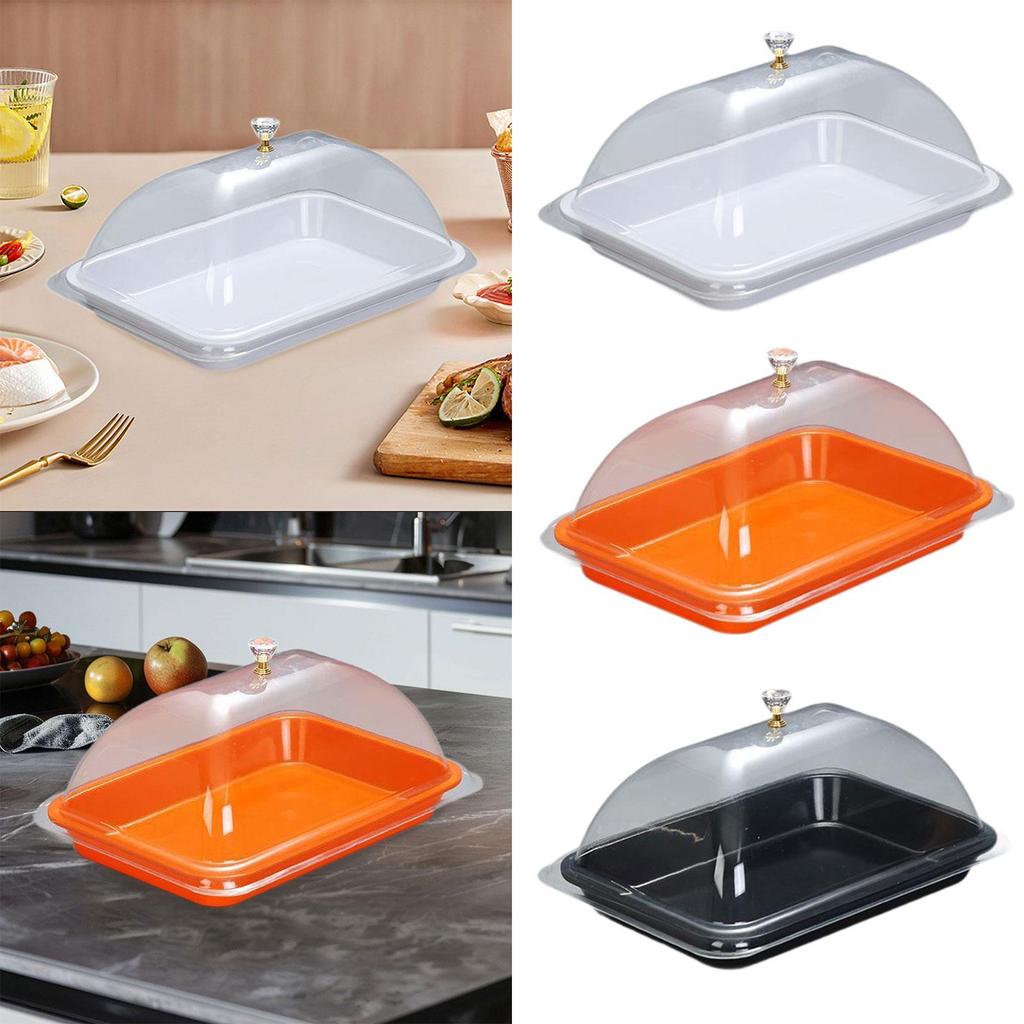Cake Stand Cover Easy To Clean Multifunctional Serving Dish Lid Food Display Cover for Cheese Cupcake Party Restaurant Kitchen