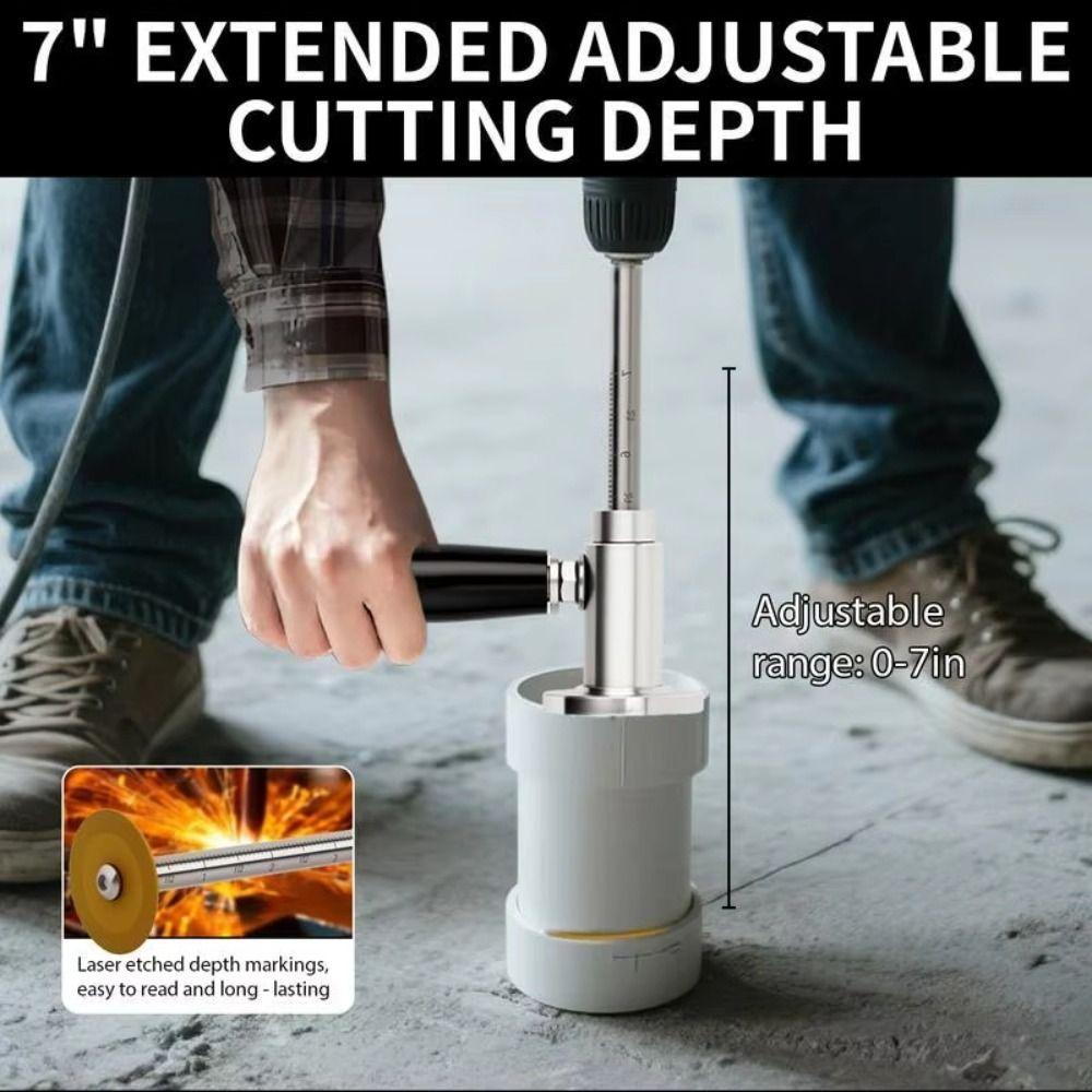 Adjustable Cutting Depth PVC Pipe Cutter Stainless Steel Pipe Cutting Tool Inside Cutting