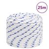 152311 vidaXL Boat Rope White 18 Mm 25 M Polypropylene