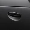 Для Seat Leon 2005 2006 2007 2008 2009 2010 2011 2012 LHD RHD Автомобиль Накладка на ящик для хранения пассажира Настоящая мягкая наклейка из углеродного волокна