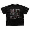 Мужская футболка с изображением Young Thug (фоторобот) Графическая футболка с круглым вырезом, с портретом под разными углами, из мягкой плотной ткани, повседневная футболка