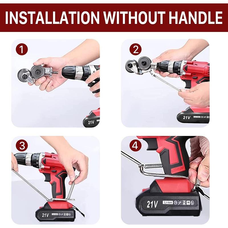 Электрическая дрель для резки листов Электрические ножницы для жести Ножницы для железа Резак для листового металла Модификация электрической дрели