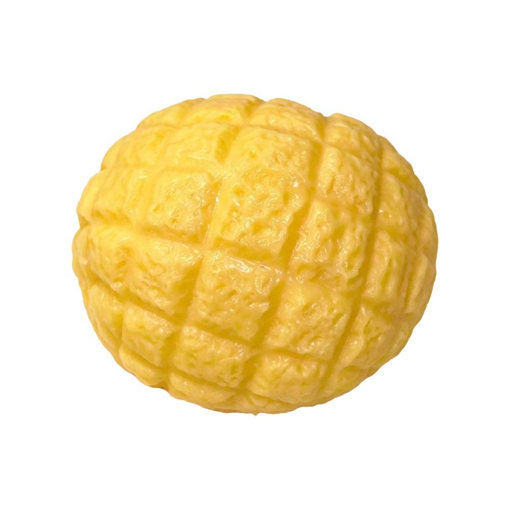 Sound Effects Pineapple Bun Squeeze Toy Soft Croissant Pinch TPR Fidget Toy for Kids Adults
