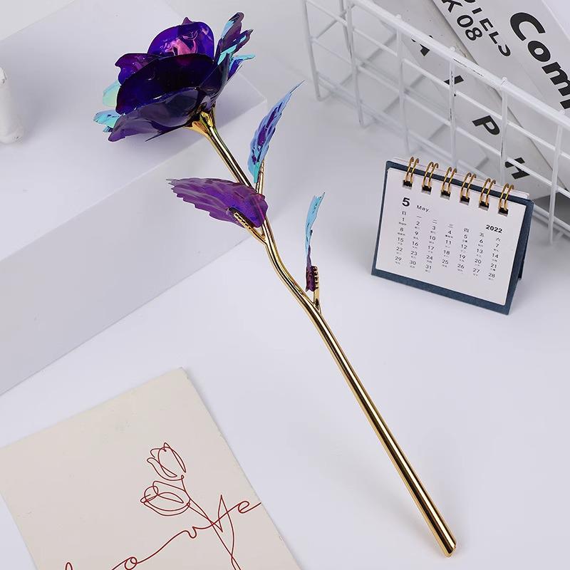 Сияющее Звездное Небо Золотая Роза: Романтический подарок на День святого Валентина для жены, девушки или дня рождения лучшей подруги