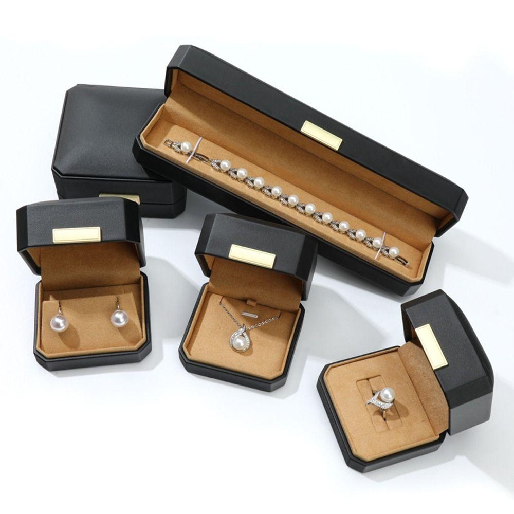 Classic Design Jewelry Storage Box Dustproof Jewelry Gift Box PU Leather Jewelry Boxes for Home
