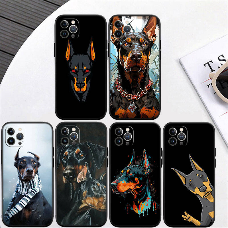 MH42 Чехол для телефона с изображением добермана для Samsung S20 S21 S22 S23 S24 FE Ultra Plus Lite S21S A55 A07 A17 F06 F16 M06 M16 M56 A36 A37 A57