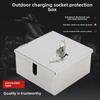 Ящик для зарядки электромобиля из нержавеющей стали, устойчивый к атмосферным воздействиям