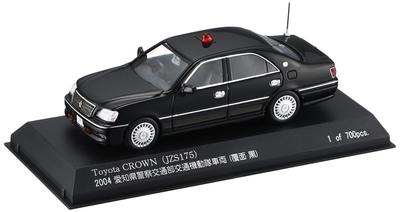 Масштаб 2004 Toyota Crown Автомобиль Мобильного Подразделения Дорожного Движения Полиции Префектуры Айти Готовая Модель H7430411 RAI'S 1/43 (JZS175) (Немаркированный
