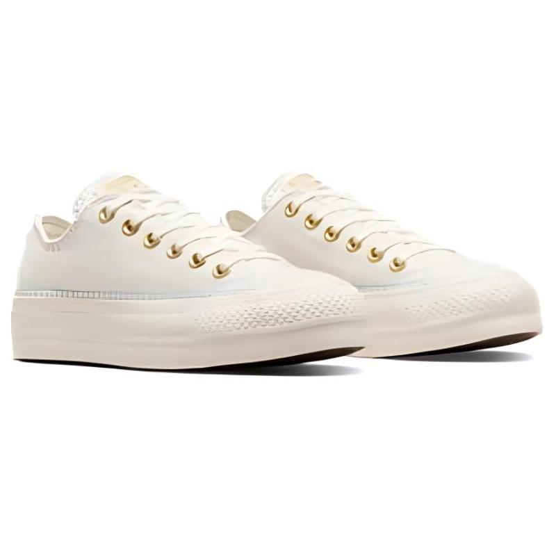 Converse All Star Lift Удобные Нескользящие Низкие Кеды Женские Белые