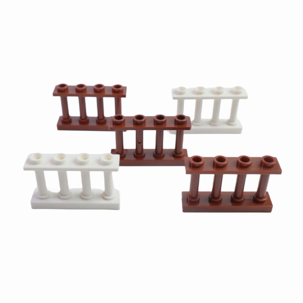 20 шт. DIY Забор Перила Совместимые Модели Строительные Блоки Аксессуары Базовые Компоненты для Дома Сада Подарок Игрушечные Детали Совместимые