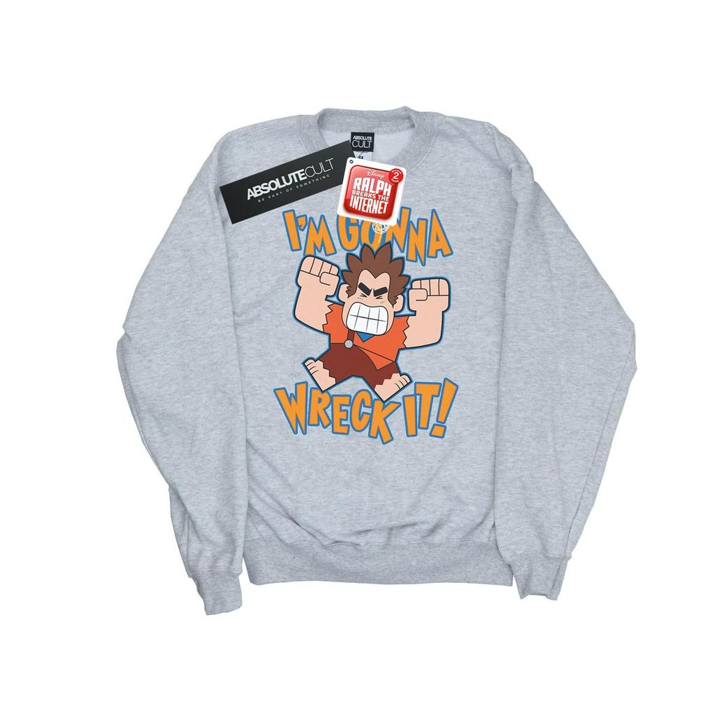 Disney Womens/Ladies Wreck It Ralph I´m Gonna Wreck It Sweatshirt