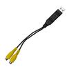 USB-адаптер для видеовыхода CVBS 2 выхода CVBS USB-кабель к RCA DC 5V USB для Android-мультимедийного плеера Аксессуары для автомобильного радио