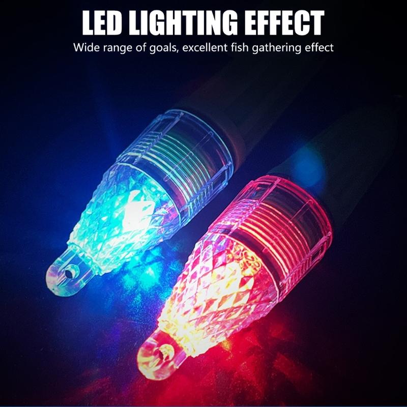 Fishing Attracting Lamp 6.7in/4.7in Night Flashing Fishing Lure Baits Light LED Fishing Light Deep Drop Fishing Light
