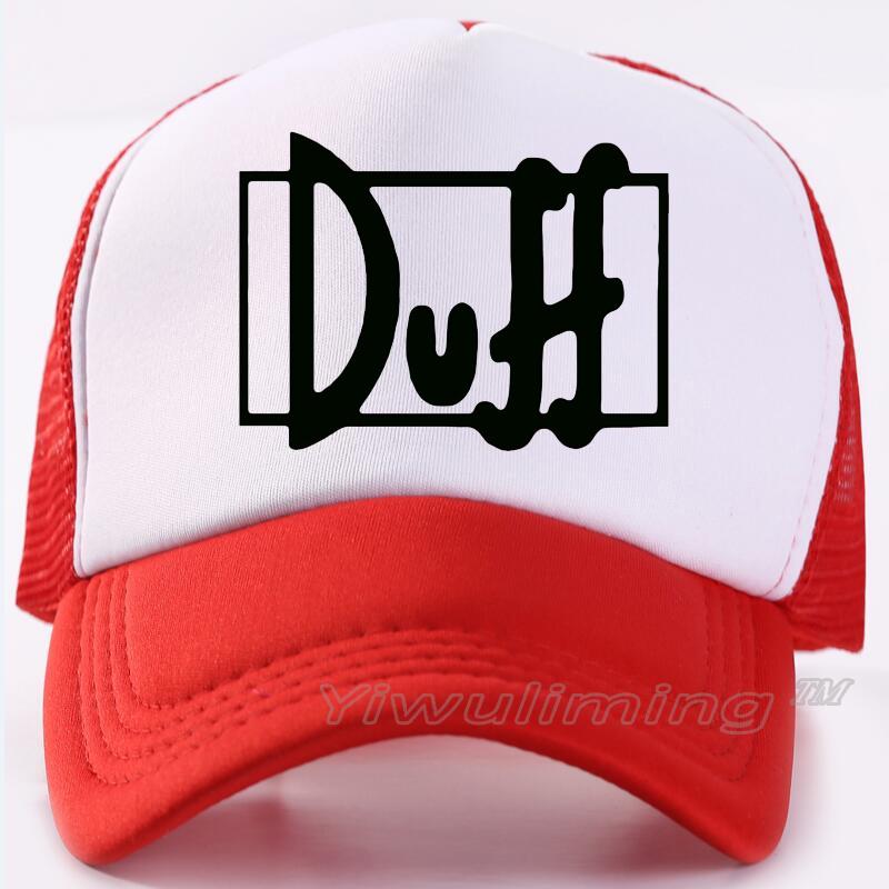 Duff Регулируемые грузовики Молодежные сетчатые шапки Бейсбольная кепка дальнобойщика Папа Шляпа Летняя бейсбольная кепка Чистая шляпа Кепка Кепка водителя грузовика Дышащая кепка