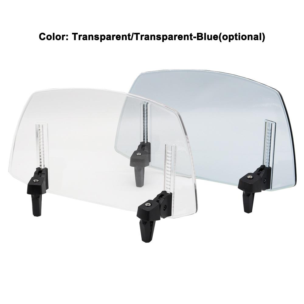 Adjustable Clip-on Windshield Universal for Most Motorcycle Dirt Bikes with Windshield
