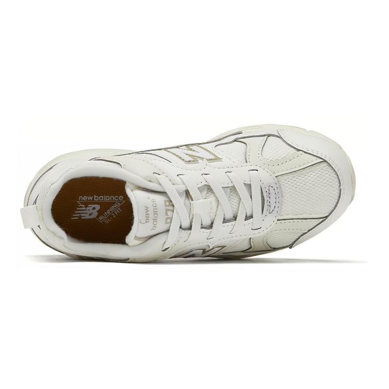 New Balance 878 Детские беговые кроссовки низкие кремового цвета, сетчатые, дышащие, амортизирующие, износостойкие PV878SM1