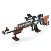 Tik Tok Block Tok Tok Deform Block Luminous Sniper Gun Set NO13813, Mixed Colors, Korean Popular Toys
