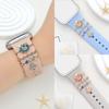 Metal Strap Decorative Ring Jewelry Charms Ornament for Apple Watch Band Watch Band Accessories