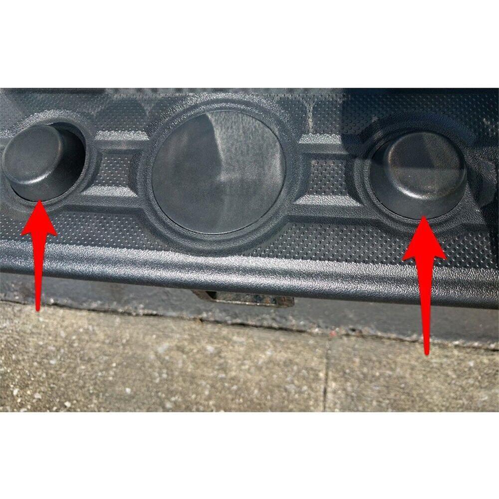 2 шт. крышка купольного болта заднего бампера для Toyota Tacoma 2005-2015 PT228-34000-BK