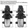 DC12V 120PSI 60W 5L/Min High Pressure Diaphragm Pump Mini Electric Self-priming Pump Water Washing Machine Pesticide Spraying