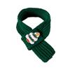 Christmas Pet Collar Embroidered Christmas Tree Snowman Santa Claus Elk Pattern Pet Knitted Scarf Hat Set