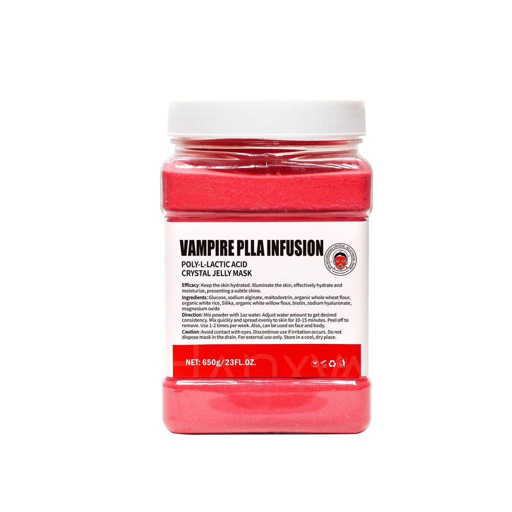 Полностью натуральный английский порошок для маски-желе с лепестками роз - 650 г Кристаллическое желе Увлажняющая формула