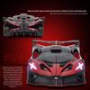 1:24-масштабная модель спортивного автомобиля из сплава Bugatti Bolide, модель автомобиля из литого металла, модель автомобиля с высокой имитацией, детская игрушка в подарок