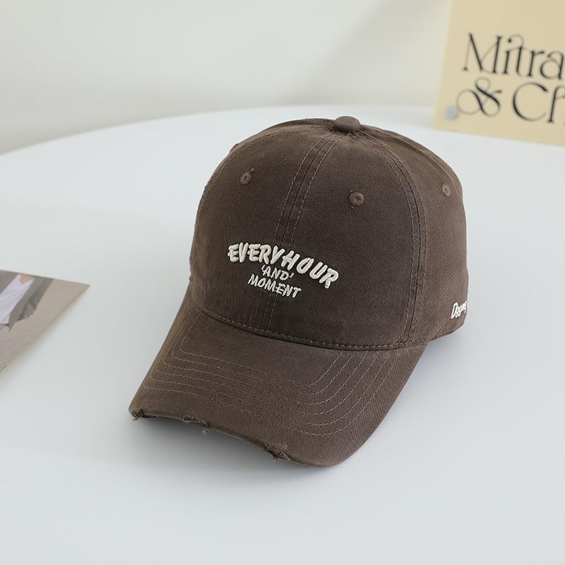 Новая вышитая бейсболка для девочек, японская широкополая тонкая шляпа с мягким верхом, из чистого хлопка, универсальная, с козырьком-уткой