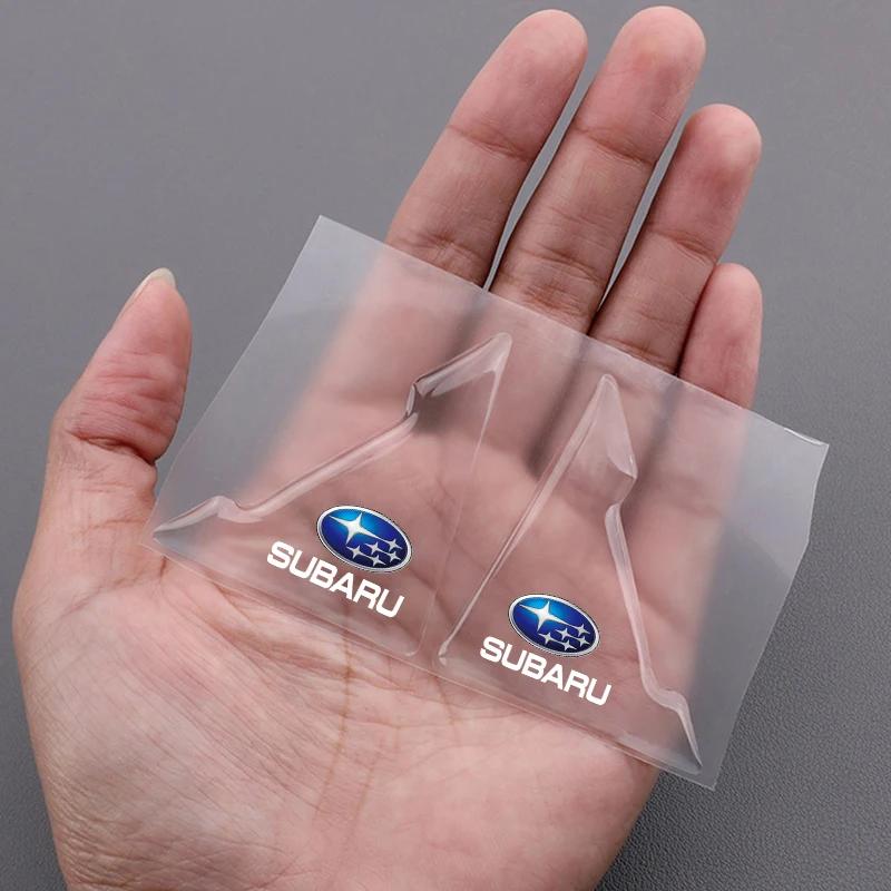 Для Subaru STI Impreza Outback Legacy Forester WRX BRZ XV 4 шт. Угловые накладки на двери автомобиля Наклейки для защиты от царапин PP444