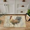 Rooster Soft Kitchen Rug Anti-Fatigue Kitchen Rug Waterproof Non-Slip Rugs Set Runner Rug Bedside Rug Absorbent Carpet For Kitchen