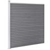 Garden Fence WPC 1045 x 186 cm Grey